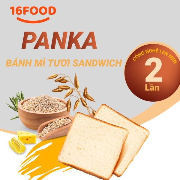 Bánh mì tươi Panka Sandwich Nho 100g