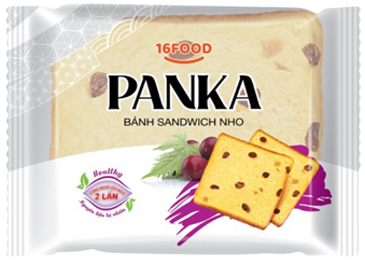 Bánh mì tươi Panka Sandwich Nho 100g